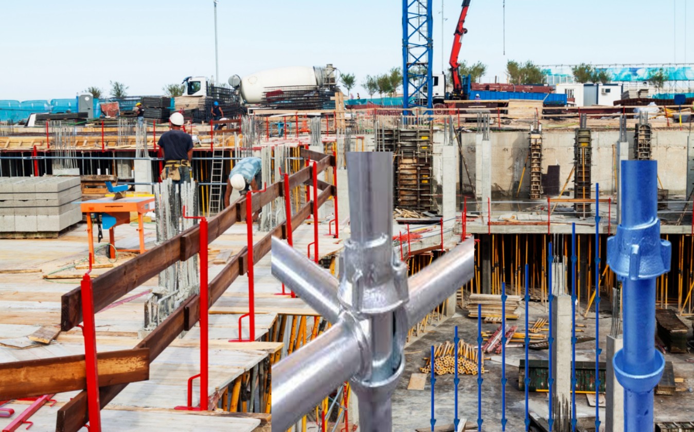 The difference between standard and heavy-duty buckle type scaffolding